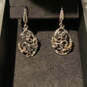 Brand new sterling silver hoop earrings